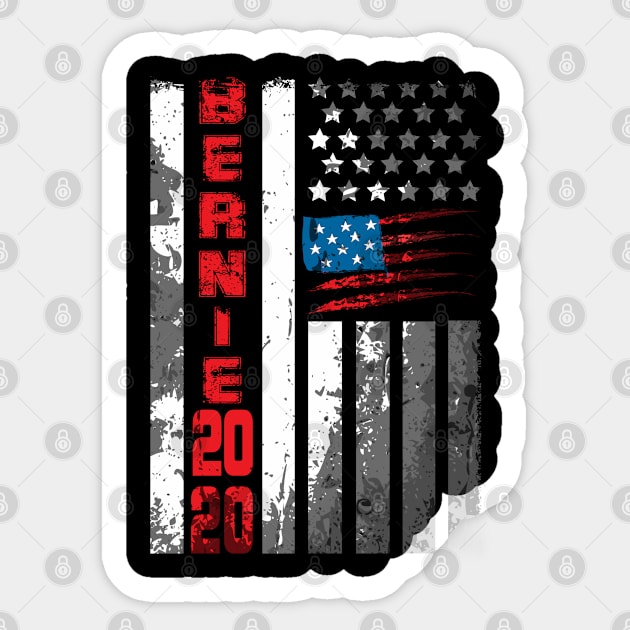Bernie Sanders 2020 USA president Sticker by UranusArts